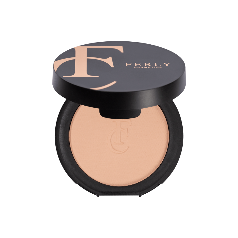 Cipria compatta dal finish matte naturale: lunga tenuta e texture vellutata n: 24 Beige