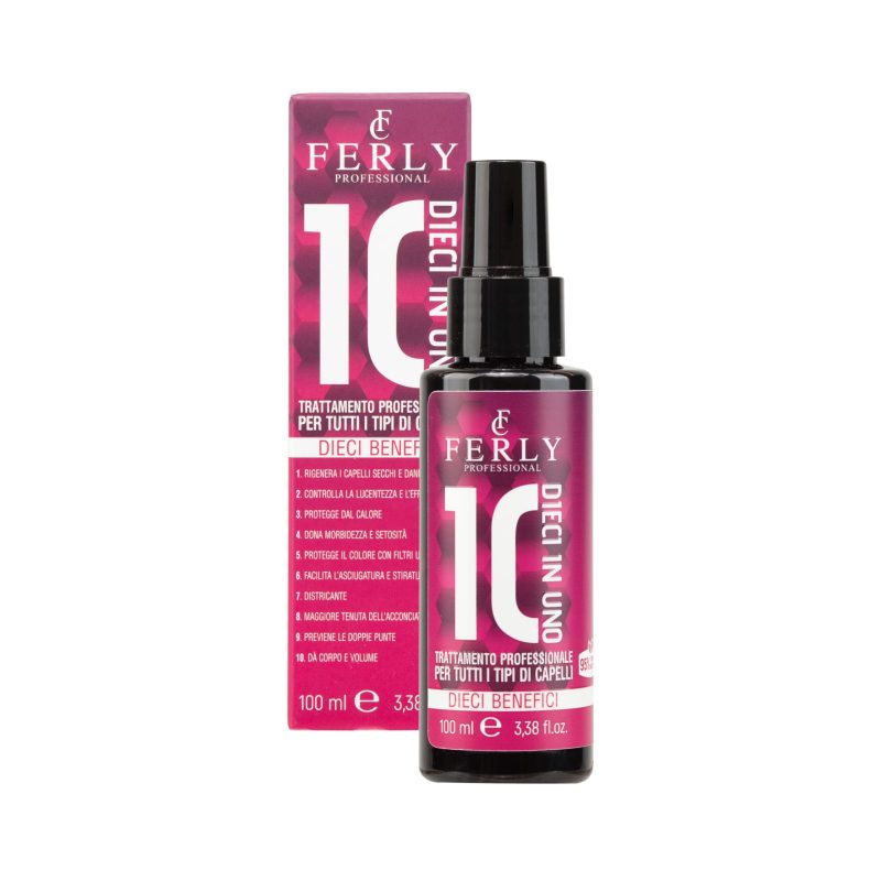 Siero Spray per Capelli 10 in 1 Ferly Professional - Protezione e Cura Completa