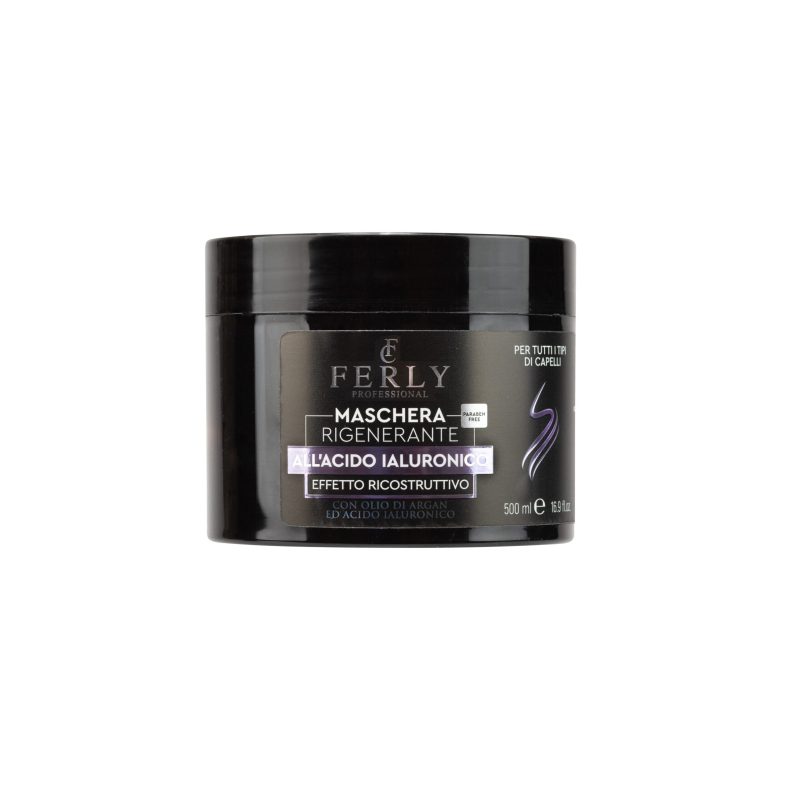 Maschera Capelli Rigenerante all’Acido Ialuronico Ferly Professional - Idratazione e Luminosità