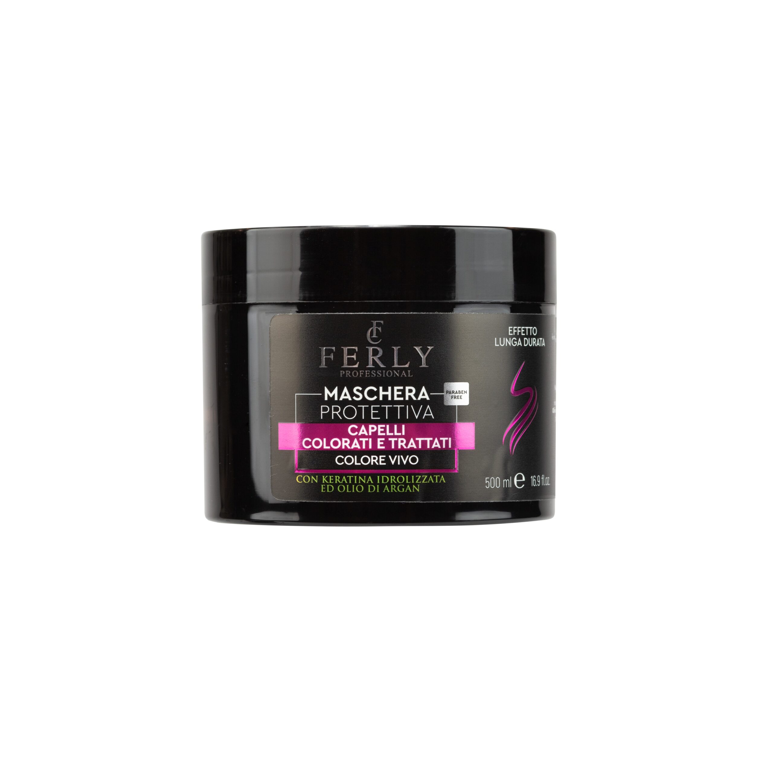 maschera-capelli-colorati-scaled-2.jpg Maschera Protettiva per Capelli Colorati Ferly Professional - Luminosità e Protezione per il Colore - immagine 1