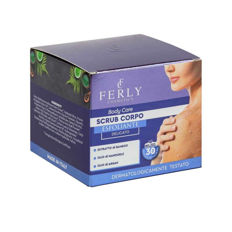 Scrub Corpo Esfoliante Ferly Cosmetics - Nutriente e Rigenerante per una Pelle Luminosa
