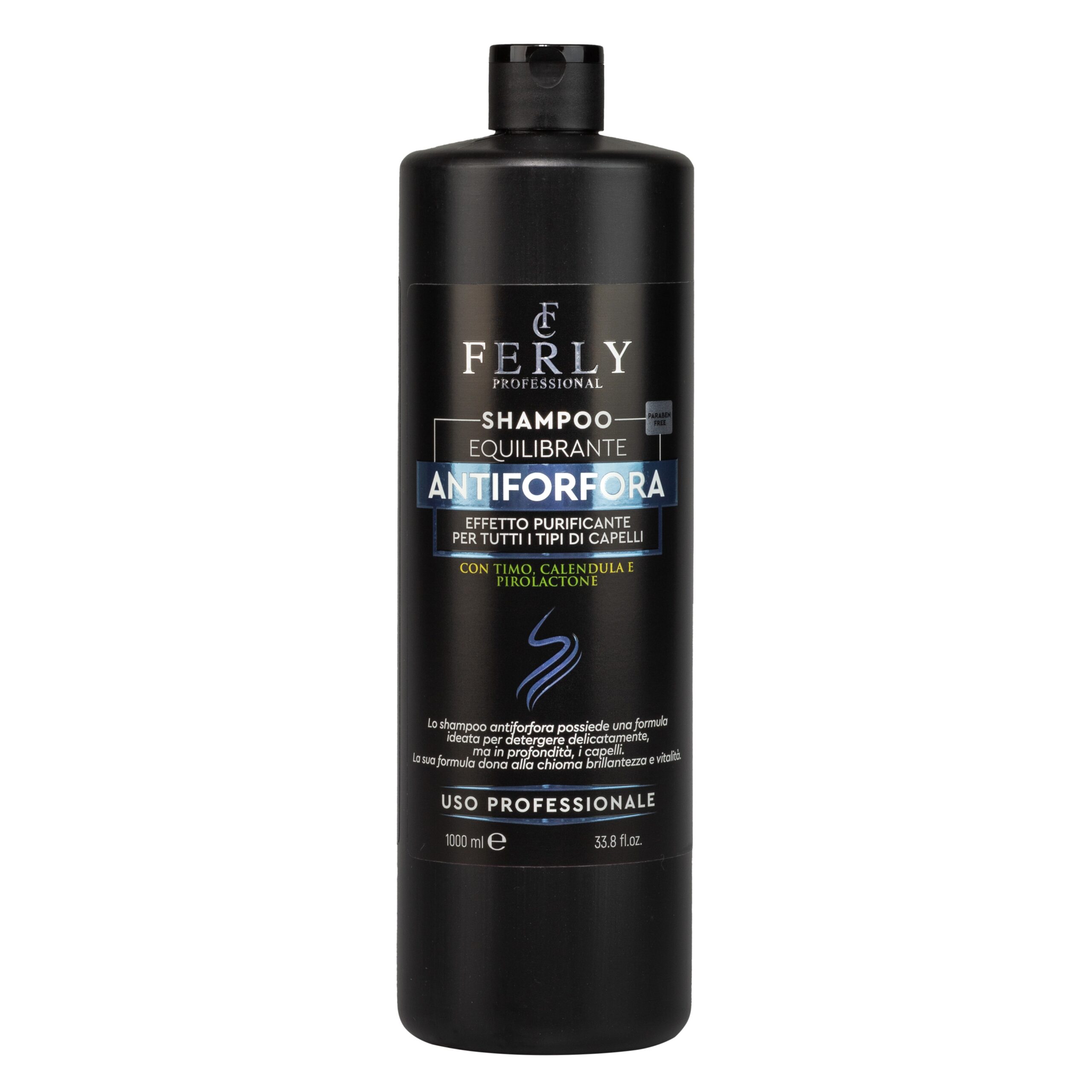 Shampoo Equilibrante Antiforfora Ferly Professional - Purificante per Capelli Vitali e Brillanti