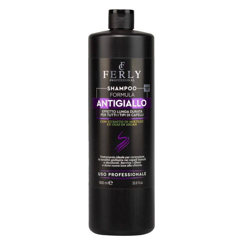 Shampoo Antigiallo Ferly Professional - Riflessi Biondi Luminosi e Naturali