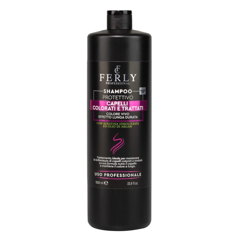 Shampoo Protettivo per Capelli Colorati Ferly Professional - Brillantezza e Colore Duraturo