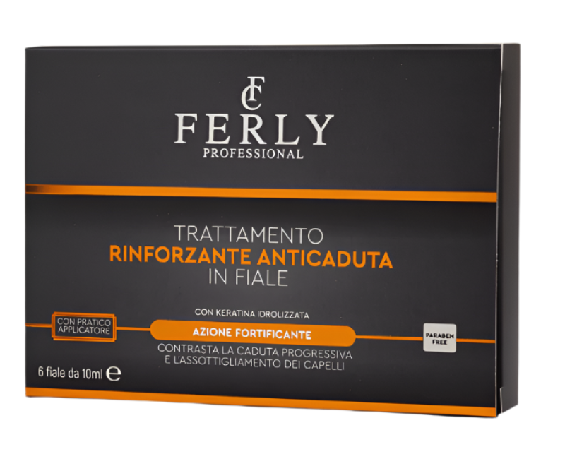 Trattamento Rinforzante Anticaduta Ferly Professional - Forza e Spessore per Capelli Fragili